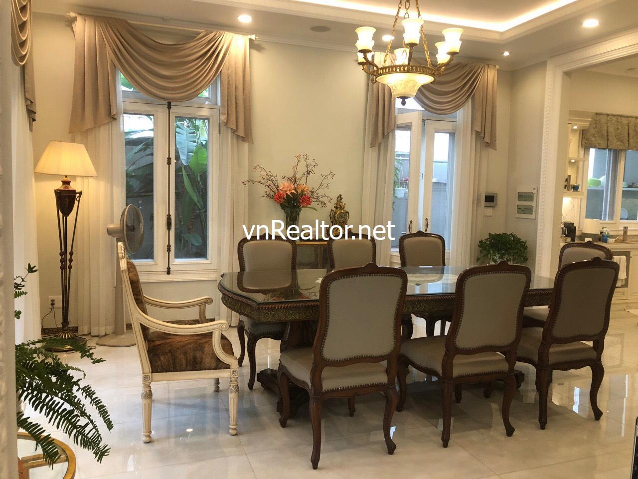 Big villa for rent in Phu My Hung, Dist.7 with pool