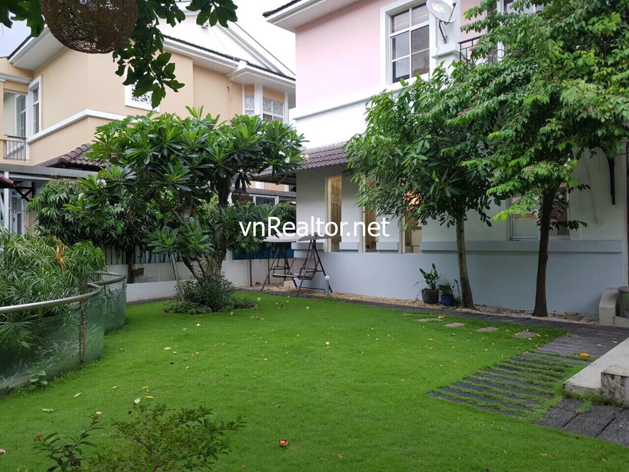 Compound villa Hung Thai - Phu My Hung-Dist.7, nice garden