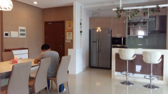 Riverpark apartment for rent in Phu My Hung with river view