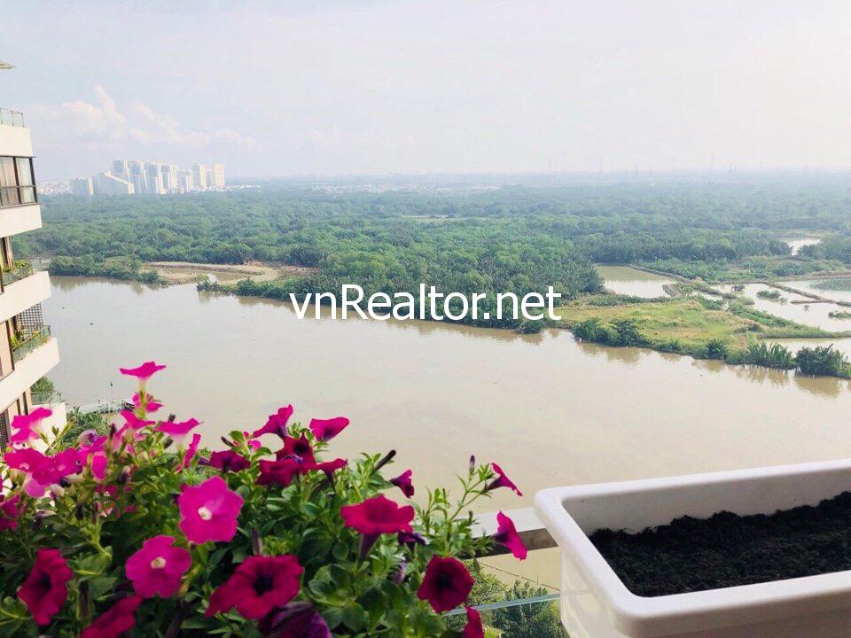 River view apartment for rent in Panorama, Phu My Hung