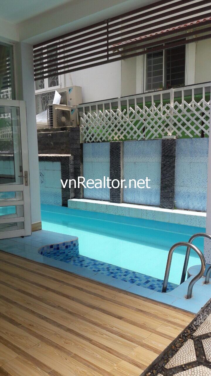 Villa with pool for rent in Nam Quang, Phu My Hung