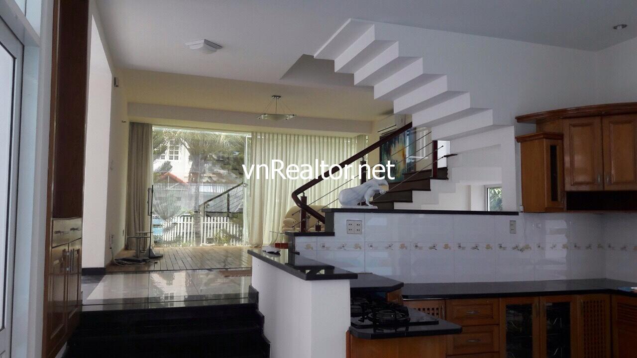 Villa with pool for rent in Nam Quang, Phu My Hung