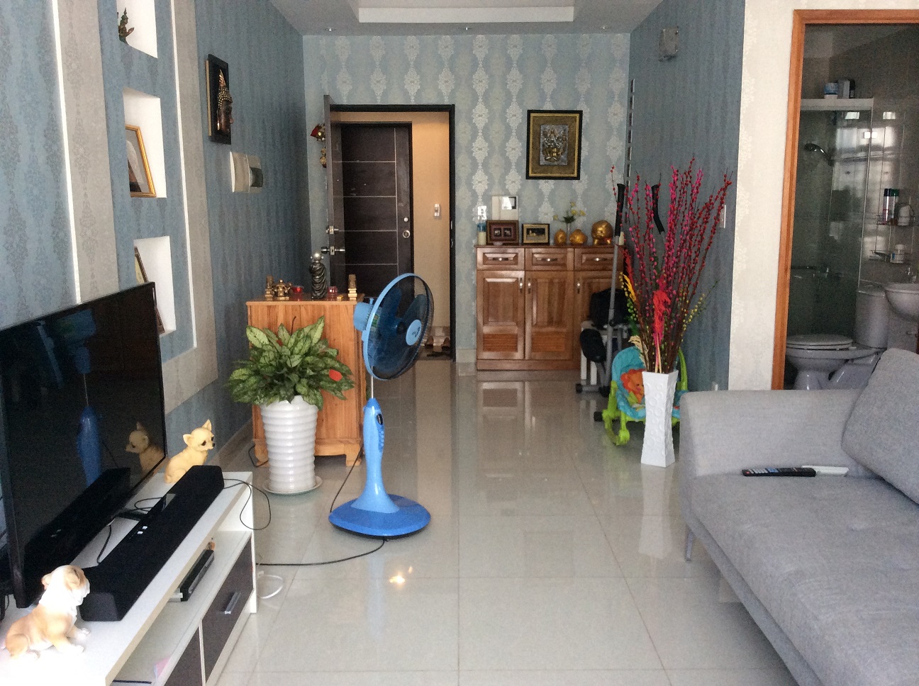 Fully furnished and beautiful apartment for rent in Sky Garden 3, Phu My Hung