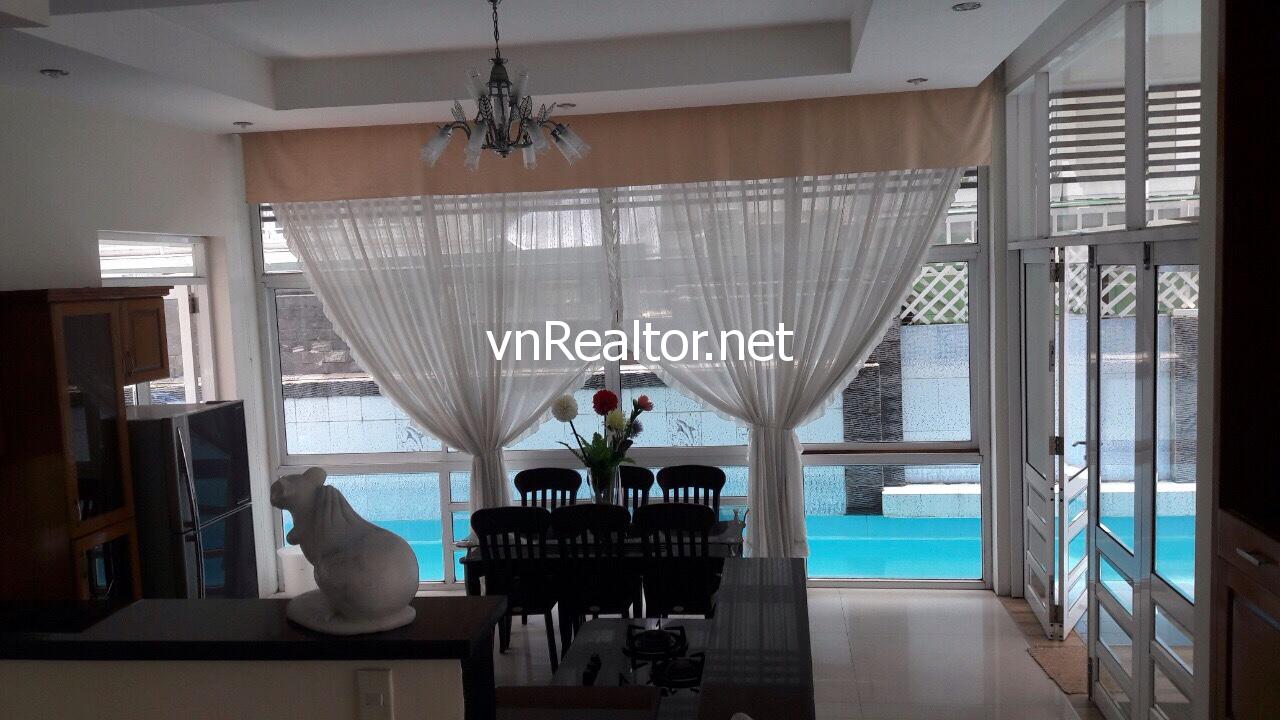 Villa with pool for rent in Nam Quang, Phu My Hung