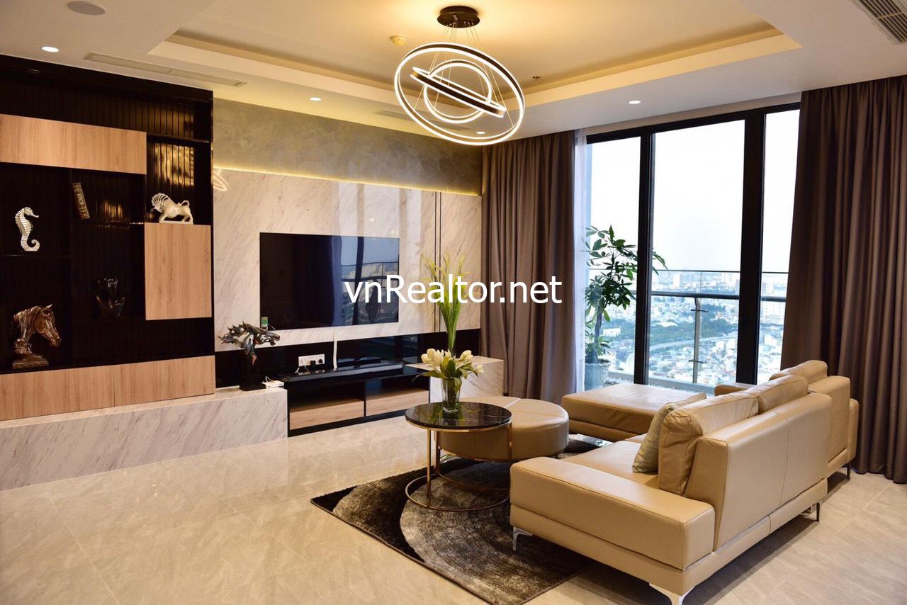 For rent Penthouse Vinhomes Golden River, Dist.1, luxury decoration